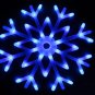 40 LED Colorful Snowflake Fairy Lights String Curtain Light Christmas Wedding Holiday Decor