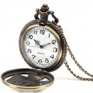 Vintage Hollow PARIS Letters Eiffel Tower Pattern Unisex Pocket Watch