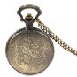 Vintage Hollow PARIS Letters Eiffel Tower Pattern Unisex Pocket Watch