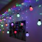 Colorful 48 LEDs 10 Bulbs Fairy Light String Wedding Xmas Party Decoration 110V