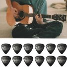 12PCS Celluloid Guitar Picks Plectrums 0.71mm For Guitar Bass