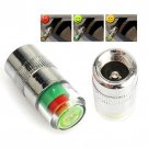 4 Tires Pressure Monitor Indicator Valve Stem Cap Sensor Eye Alert