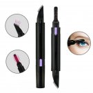 Double End Eyelash Curler Electric Dual Heating Wires with Comb Hot