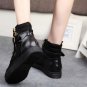 Womens Girls Lace-up Ankle Boots Canvas Shoes Flats Sneakers Outerdoor Sports