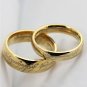 Fashion Stainless Steel Ring The Lord of the Rings Gold Plated 6MM