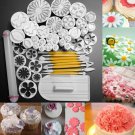 46Pcs Sugarcraft Cake Decorating Fondant Icing Plunger Cutters Tools Mold Widely