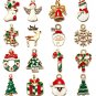 11 Mixed Gold Christmas Gifts Charms Tree Deer Snowflake Pendant
