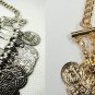 Vintage Coins Pendant Bib Chunky Charm Choker Statement Necklace