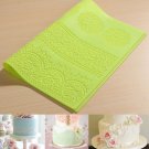 Large Silicone Lace Flower Mat Embosser Fondant Cake Mold