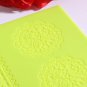 Large Silicone Lace Flower Mat Embosser Fondant Cake Mold