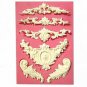 Silicone Sculpted Flower Lace Mould Candy Jello 3D Cake Mold