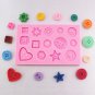 Buttons Silicone Fondant Mold Cake Decorating Baking Mould Sugarcraft Tool