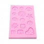 Buttons Silicone Fondant Mold Cake Decorating Baking Mould Sugarcraft Tool