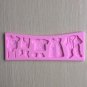 3D Baby Clothes Silicone Fondant Mould Cake Decorating Chocolate Mold Cute