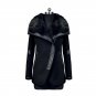 Winter Womens Warm Wool Fur Collar Long Coat Jacket Trench Outwear Overcoat