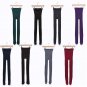 Women Girl Knit Pants Thick Tights Vertical Strip Skinny Leg Stretchable Step Foot Stocking Hosiery