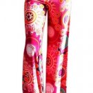 Vintage Casual Print Flower Wide Leg Trousers Pants