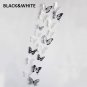 18 Pieces 3D Butterfly Crystal Transparent Decor Wall Sticker Home Wall Wedding Party Decoration