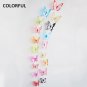 18 Pieces 3D Butterfly Crystal Transparent Decor Wall Sticker Home Wall Wedding Party Decoration