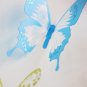 18 Pieces 3D Butterfly Crystal Transparent Decor Wall Sticker Home Wall Wedding Party Decoration