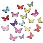 19Pcs 3D Butterfly Crystal Transparent Wall Sticker Home Wall Decals Wedding Party Decoration