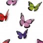 19Pcs 3D Butterfly Crystal Transparent Wall Sticker Home Wall Decals Wedding Party Decoration