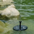 7V Solar Power Floating Brushless Water Pump Garden Landscape Submersible Fountain