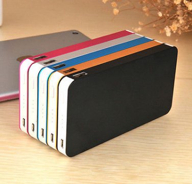 50000mAh Dual USB External Power Bank Backup Battery Charger For Mobile Phone