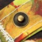 Autumn Leaves Anti UV 3 Floding Oil Painting Clear Rain Bumbershoot Umbrella