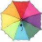 Multi Color Flouncing Dome Parasol Folding Sun/Rain/Wind Umbrella