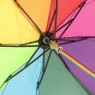 Multi Color Flouncing Dome Parasol Folding Sun/Rain/Wind Umbrella