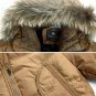 Men Winter Down jacket Protective Cold Windproof Hooded Coat