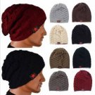 Unisex Winter Warm Skull Knit Beanie Cap Dual Wearable Men Women Riding Skiing Hat