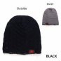 Unisex Winter Warm Skull Knit Beanie Cap Dual Wearable Men Women Riding Skiing Hat