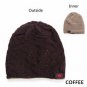 Unisex Winter Warm Skull Knit Beanie Cap Dual Wearable Men Women Riding Skiing Hat