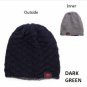 Unisex Winter Warm Skull Knit Beanie Cap Dual Wearable Men Women Riding Skiing Hat