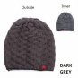 Unisex Winter Warm Skull Knit Beanie Cap Dual Wearable Men Women Riding Skiing Hat