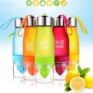 650ml H20 Water Bottle Portable Juice Lemon Fruit Infuser Cup