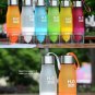 650ml H20 Water Bottle Portable Juice Lemon Fruit Infuser Cup