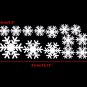 White Snowflake Window Wall Sticker Decoration Christmas Xmas Ornament