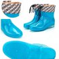 Fashion Non-slip Waterproof PVC Rubber Ankle Short Rian Boots