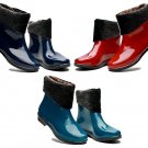 Ankle Short Non-slip Waterproof Wearproof Fashion Rubber Water Shoes Rain Boots