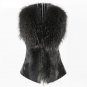 Slim Imitation Racoon Dog Peau Mouton Femmes Warm Fourrure Gilet