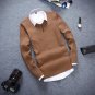 Winter Autumn Long-sleeve Colourful V Collar Men Pullover Slim Casual Sweaters