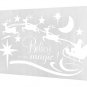 Christmas Window Wall Sticker Deer Sledge DIY Removable Waterproof Sticker