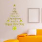 Wall Stickers DIY Christmas Tree Window Decor Removable Happy New Year