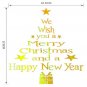 Wall Stickers DIY Christmas Tree Window Decor Removable Happy New Year