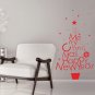 Tree Window Wall Stickers DIY Christmas Decoration Stickers Paste Stickers
