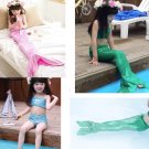 Children Girls Mermaid Swimsuit Princess Costume Bikini Set