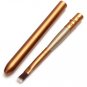 Professional Golden Makeup Brushes Set Eyebrow Shadow Brush with Leather 12Pcs